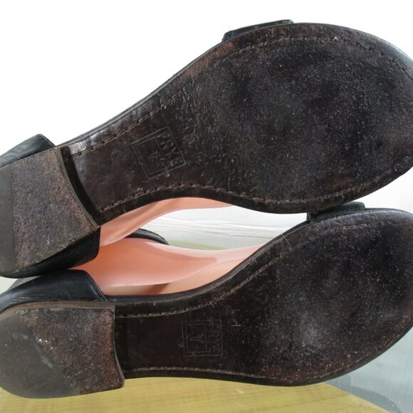 Frye Sandals Black Leather Comfort Gladiator  Sandals Women's Size 7.5 - Picture 6 of 7